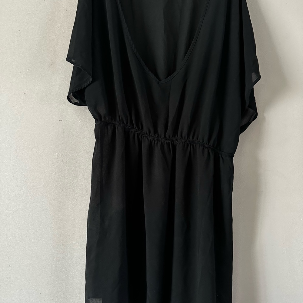 Elegant Black Swim Coverup - Picture 2 of 3